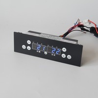 Termostato Digital Programable de Panel Grande KT-2020LF1 para Refrigeración, Gestiona 3 Funciones: Refrigeración + Congelación + Luz Individual
