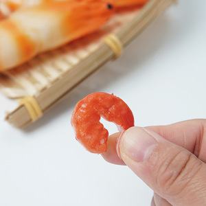 PVC Simulated Shrimp Model DIY Food Toy Noodle Bowl Accessories, Fake Shrimp Props, <b>Millet</b> Shrimp Play Food Toy Accessories - Product Image 2