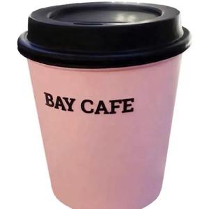 Estatua de exhibición de tienda al aire libre brillante personalizada, taza de café decorativa gigante, decoración de modelado de té de la leche, escultura de fibra de vidrio - Product Image 1