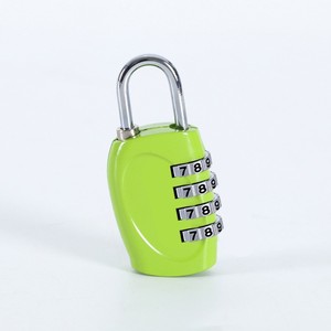 4 Digit Combination Padlock 31mm Wide Red Zinc Alloy Resettable For Backpack Luggage Locker Travel <b>Lock</b> - Product Image 4