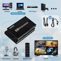 Tarjeta de Captura de Cuatro Canales Hardrock S-2H7 Serie 1826 HD para Entrada/Salida, Salidas Divididas 4K a través de USB 3.0, Compatible con Windows 7