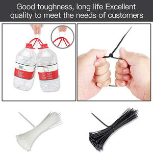 روابط كابلات نايلون ذاتية القفل 4.8×450 مم، 100 قطعة/كيس، للاستخدام الصناعي، روابط كابلات قوية عالية الجودة - Product Image 5