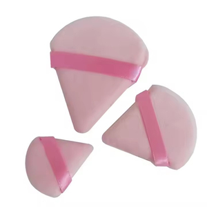Ultra morbido cristallo polvere di velluto nuovo doppio strumento <span class=keywords><strong>per</strong></span> il trucco <span class=keywords><strong>cuscino</strong></span> d'aria triangolo floccaggio soffio <span class=keywords><strong>spugna</strong></span> di cotone <span class=keywords><strong>per</strong></span> cosmetici sciolti - Product Image 3