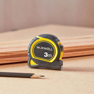 เทปสแตนเลสสตีลแบบมีปุ่มกด3เมตรทำจาก ABS สามารถมองเห็นได้ชัดเจนปรับแต่งโลโก้ได้ - Product Image 4