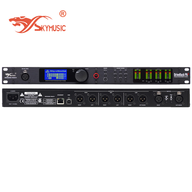 Audio Processor Professional d B X Driverack PA2 Sound Management DSP Speaker Effects Processor
