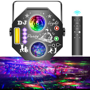 <span class=keywords><strong>Projecteur</strong></span> Laser LED 7-en-1 pour Scène, Mini <span class=keywords><strong>Projecteur</strong></span> à Boule, 96 Motifs, Alimentation USB, RVB/Blanc/<span class=keywords><strong>UV</strong></span> <span class=keywords><strong>Lumière</strong></span> <span class=keywords><strong>Noire</strong></span> pour Soirées DJ/KTV - Product Image 2