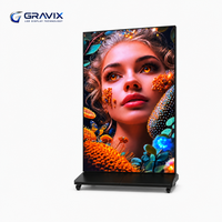 Écran LED pliable 4K COB GOB à micro-pixels, affichage numérique sans soudure pour boutique de luxe et exposition