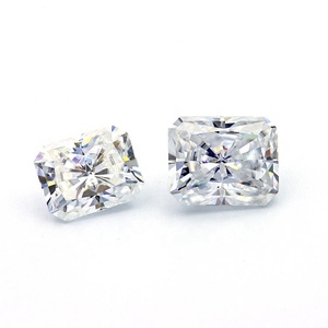 Piedra suelta de moissanita de color D <span class=keywords><strong>real</strong></span> de <span class=keywords><strong>corte</strong></span> radiante blanco personalizado al por mayor con probador de paso de certificado Gra - Product Image 3