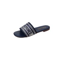 2025 D Home Classic High Version Embroidery Flash Diamond New Fashion Color Cross-Border Foreign Trade Sandals for Slippers for