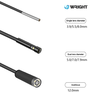 Camera nội soi chống nước công nghiệp CMOS H.264 cho ô tô, xoay 360 độ, kết nối USB kép, màn hình IPS 4.5 inch, độ phân giải HD, thiết kế di động - Product Image 5