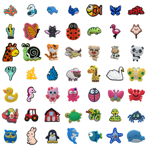 2024 nouveauté personnalisé Animal et oiseau PVC chaussures breloques doux Corc poisson papillon décorations en gros Via DHL/FEDEX - Product Image 2