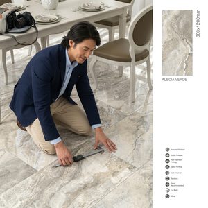 Wholesale Atlantis Beige 600x1200mm Full Glazed Porcelain Ceramic Floor Tiles - Product Image 5