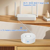 Sistema de alarma para el hogar inalámbrico inteligente Tuya, buscapersonas para ancianos, SOS llamada de emergencia, alarma de host, WiFi, sistema antirrobo de detección del hogar