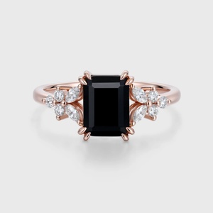 Bague en diamant de laboratoire à taille fantaisie pour femme, certifiée IGI, or 14 carats, bijou de luxe pour mariage, cadeau - Product Image 4