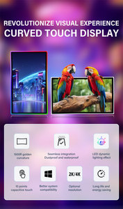 Schermo per Display LCD ad alta luminosità da <span class=keywords><strong>32</strong></span> <span class=keywords><strong>pollici</strong></span> appeso per vetrina Digital Signage per lettore multimediale schermo pubblicitario - Product Image 6