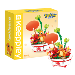 Keeppley Blocs de construction à collectionner, figurines d'animaux, lot de 5, créatures fantastiques à construire soi-même avec supports de présentation, cadeau pour enfants et adolescents - Product Image 1