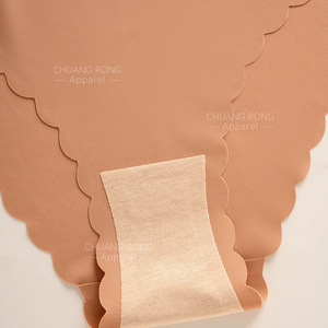 Sous-vêtements sans couture à bords ondulés, fins, respirants, sportifs, non-hanches, une pièce, taille moyenne, bikini pour femmes de grande taille - Product Image 4