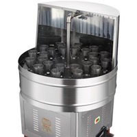 Machine à laver et à stériliser les bouteilles en verre, ligne de lavage de bouteilles en verre recyclées, petite machine à rinçage de bouteilles, machine de nettoyage en plastique