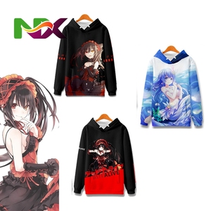 เสื้อฮู้ดอนิเมะลายพิมพ์สีดำ ดาเตะอาไลฟ์ โทคิซากิ คุรุมิ/ไนท์มาร์ล คอสเพลย์ สำหรับผู้ชาย ผู้หญิง เด็ก ขายส่ง - Product Image 1