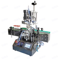 Machine de capsulage automatique mini-économe pour bouchons à vis et à clapet