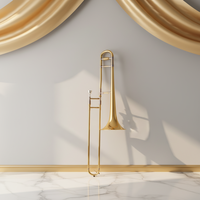 Factory Direct Supply OEM ODM Professional Bb Tone Tenor Trombone Brass Musical Instrument