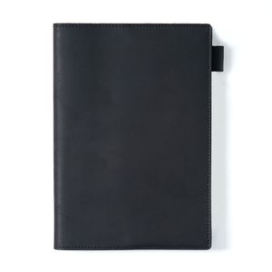 Cuir véritable A5 Journal Spiral Hardcover School & Office Notebook avec porte-stylo Page vierge rechargeable Bureau ou cadeau - Product Image 1