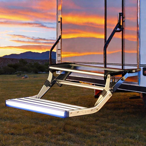 <span class=keywords><strong>Camping</strong></span>-<span class=keywords><strong>car</strong></span>/Caravane Électrique Pliant Étape Glissière Automatique en Alliage d'Acier et d'Aluminium pour Pièces RV Accessoires - Product Image 5
