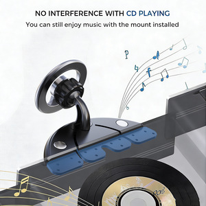 Supporto Magnetico Universale Portatile in Lega di Alluminio+ABS per Auto, Montaggio su Slot Lettore CD, Porta Smartphone per Automobile - Product Image 5