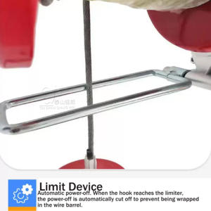 PA300 PA1000 Mini palan électrique à câble métallique Treuil électrique télécommandé Palan électrique - Product Image 5