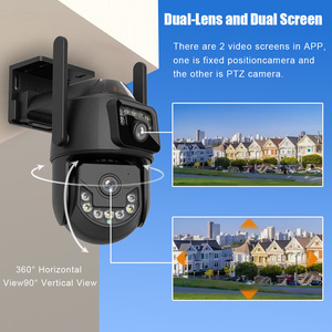 NOUVEAU Caméra solaire 4G Wifi 6MP AI PTZ 8000mAh Super batterie <span class=keywords><strong>Vision</strong></span> nocturne couleur Audio bidirectionnel 380pro + panneau solaire 8W - Product Image 4