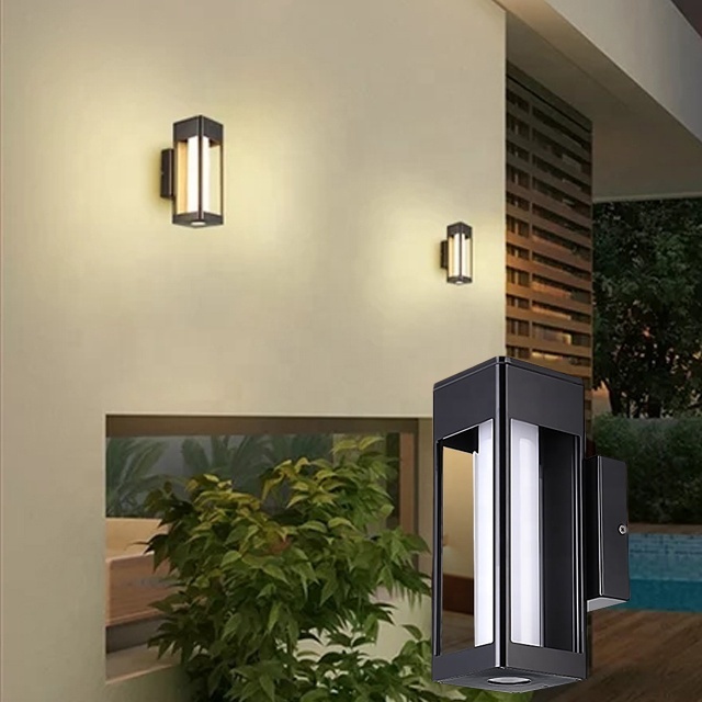 8W LED Wall Lamp Indoor Outdoor Lighting Waterproof Wall Mount Lamp Hallway Porch Yard Wall Light