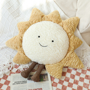 Jouets en peluche mignons en forme d'étoile, de lune et de soleil, coussin décoratif pour canapé, oreiller de décoration pour la maison - Product Image 5