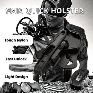 Khóa an toàn đa năng, tháo lắp nhanh, kiểu xếp chồng, màu đen, dùng cho <span class=keywords><strong>s</strong></span>úng <span class=keywords><strong>9mm</strong></span> - Product Image 3