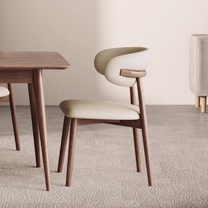 Silla de <span class=keywords><strong>Comedor</strong></span> de Madera Maciza de Abedul de Diseño Moderno y Contemporáneo, Respaldo Ergonómico, Ecológica, para Muebles de Hogar, Comedores de Hotel - Product Image 5