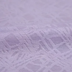 Tissu en tricot de laine mérinos Jacquard ultra élégant 28% W 28% VI 14% N 22% C 8% P pour tenue de jupes habillées