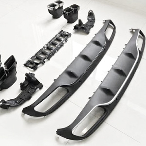 <span class=keywords><strong>Prix</strong></span> de gros pour le bec d'échappement <span class=keywords><strong>AMG</strong></span> <span class=keywords><strong>C63</strong></span>, lèvre arrière avec embouts d'échappement pour Mercedes Benz Classe C W205 Coupé pré-2015-2018 Sport - Product Image 4