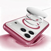 Coque de téléphone magnétique effet mat avec bouton IA intégré et protection antichute Airbag pour iPhone 18 17 Pro Max