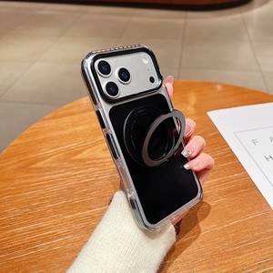 เคสโทรศัพท์แบบหมุนได้พร้อมแม่เหล็ก รุ่นหรูหรา สำหรับ iPhone 18 16 17 Pro Max 15 14 Plus 13 12 สีพื้น อะคริลิค ป้องกันแรงกระแทก - Product Image 4