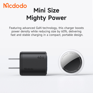 Caricatore GaN Mini Ultimate Mcdodo 440/438/439 45W Sfc2.0 USB-C, Design Super Compatto, Tecnologia GaN di 5a Generazione con Protezione Multistrato - Product Image 4