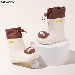BAEWOON CRB05 Nouvelles Bottes <span class=keywords><strong>de</strong></span> <span class=keywords><strong>Pluie</strong></span> Antidérapantes pour Enfants, Motif Dessin Animé, Adorables Chaussures <span class=keywords><strong>de</strong></span> <span class=keywords><strong>Pluie</strong></span> d'Extérieur pour Bébés <span class=keywords><strong>de</strong></span> Maternelle, Bottes <span class=keywords><strong>de</strong></span> <span class=keywords><strong>Pluie</strong></span> Ours pour Garçons et Filles - Product Image 1