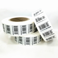 Autocollant de numéro de série en vinyle imperméable de haute qualité, autocollant adhésif avec code QR et code-barres pour l'emballage du yaourt et du lait, prix premium