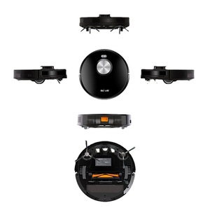 Sweeping Robot Vacuum <b>Mop</b> Laser Navigation 1-2L Dust Box 61-120 Min Battery Life Black White AJL-100 Home <b>Cleaning</b> - Product Image 2