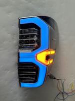 Feux arrière haut de gamme pour HILUX REVo ROCCO 2015 2016 2017 2018 2019 2020, avec lentille LED transparente et lumière rouge, verte et bleue