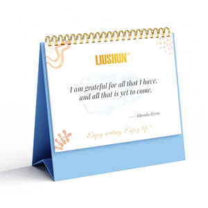 Calendrier de cartes d'affirmation de marque <span class=keywords><strong>blanche</strong></span>, cartes d'affirmation positive quotidienne, tailles personnalisées, 10 à 50 pages, commande en gros, réduction - Product Image 1