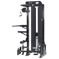 Rack combiné commercial à bras unique pour exercices Pec Fly avec système de suspension réglable, cadre en acier pour entraînement pectoral, dorsal et des épaules