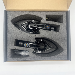 Rétroviseur de moto universel en alliage d'aluminium modifié, nouveau ABYDMOTO, verre bleu plat, réfléchissant, avant - Product Image 5