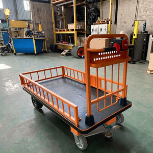 Magazijn Goederen Behandeling Elektrische Trolley Handtrolley Met Batterij Gebruikt In Zeevruchten Groothandelsmarkten Elektrische Vissen Trolley - Product Image 3