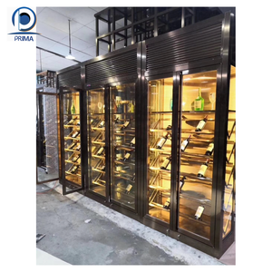 Refrigerador de temperatura constante de acero inoxidable, vitrina de almacenamiento de <span class=keywords><strong>vino</strong></span> tinto de lujo moderno - Product Image 4