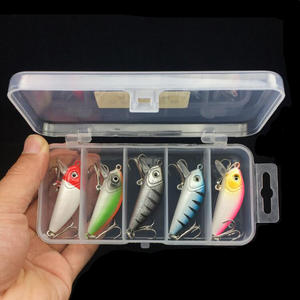 WEIHE Vente en gros 5 couleurs disponibles Appâts artificiels Crank Hard Plastic Fishing Lures Set <span class=keywords><strong>Peche</strong></span> Au Coup <span class=keywords><strong>Siege</strong></span> - Product Image 3