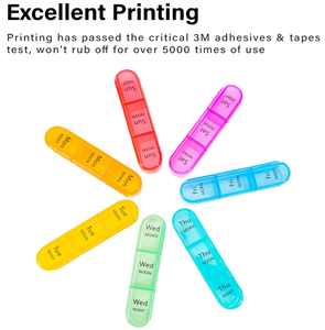 กล่องใส่<span class=keywords><strong>ยา</strong></span> AIMO A370 สำหรับ 3 เวลาต่อวัน, กล่องยาประจำวัน 7 วัน, กล่องจัด<span class=keywords><strong>ยา</strong></span>ประจำสัปดาห์ - Product Image 5